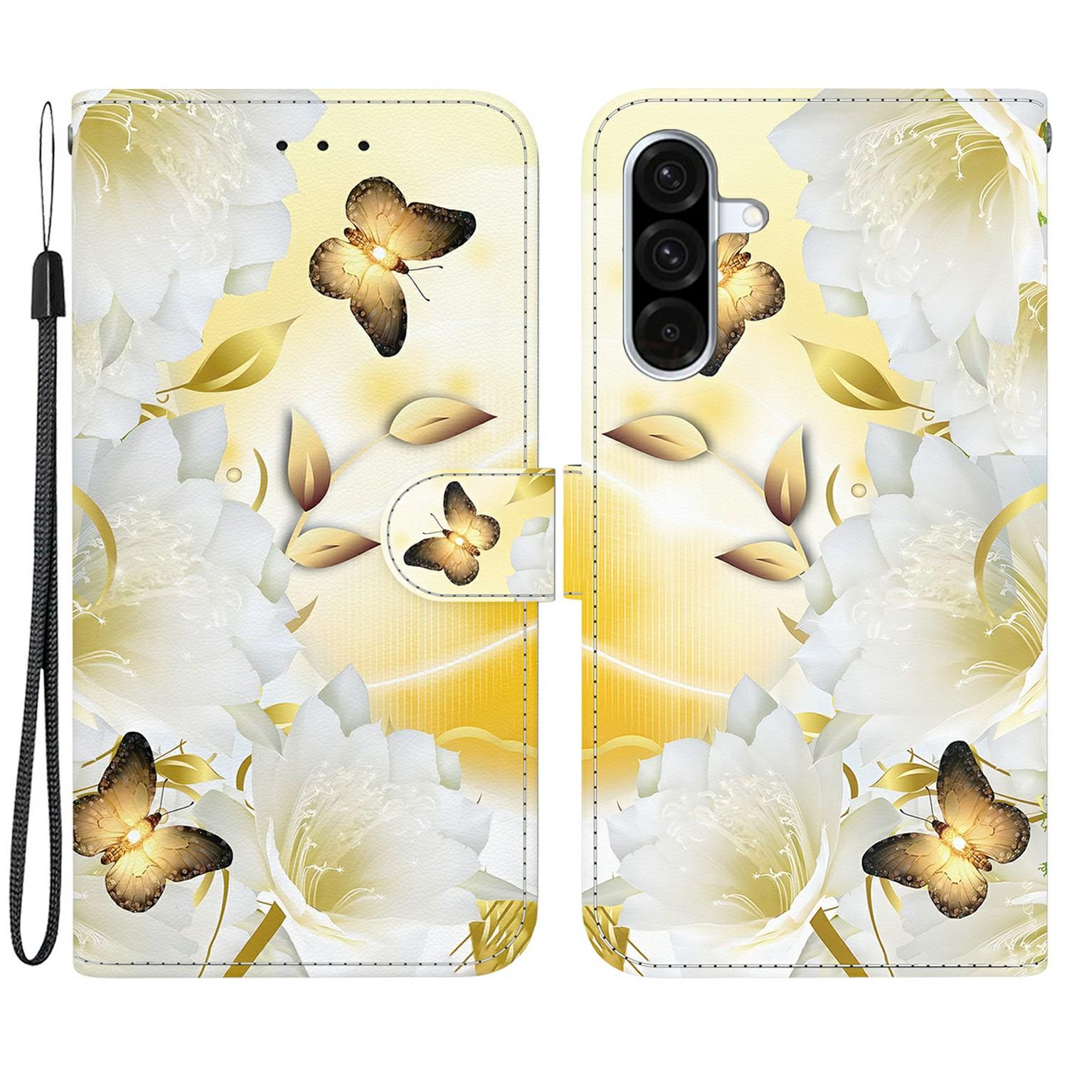 

Для Samsung Galaxy A56 5G/A36 5G Гаманець Чохол для телефону Шкіряна відкидна кришка з захистом від падінь Друк з візерунком E