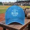 Suitable for All Book Lover Baseball Cap  Adjustable Lightweight Breathable Washed Cap with EASILY DISTRACTED BY BOOKS Print