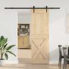 VidaXL Porte coulissante et kit de quincaillerie 70x210 cm pin massif 3332790