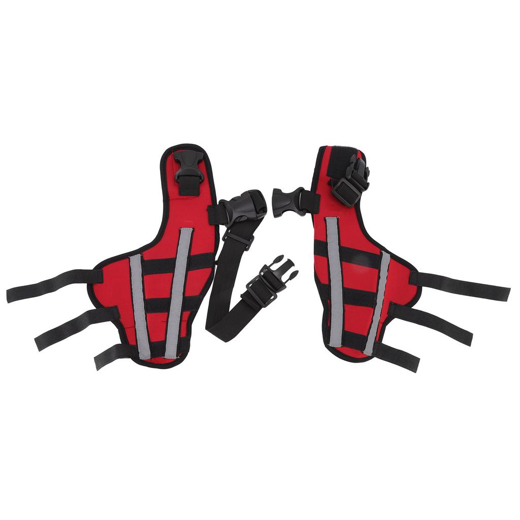 Dog Leg Brace Elastic Safe Shockproof Pet Knee Pads with Reflective Strips for Pets and Dogs L