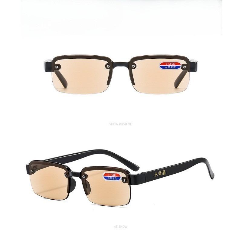 Reading Glass Natural Crystal Lenses for Men and Women with Grade+1.0~+4.0 Eye Protection Glasses