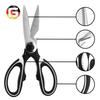 Grilling and Multi-Purpose Food Scissors: Sharp Household Shears for Baby Food, Fish Cutting, and Gutting