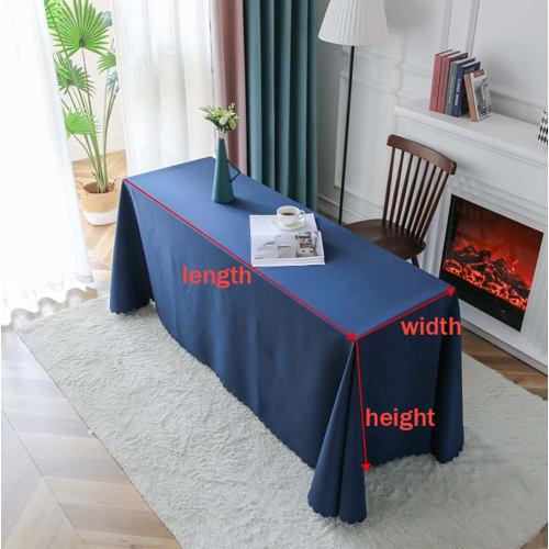 FANIVIN Polyester Tablecloth, Rectangular, Dining Table Cover, Suitable for Hotels, Restaurants, Weddings, Parties, Plain, Simple, White, Selectable S