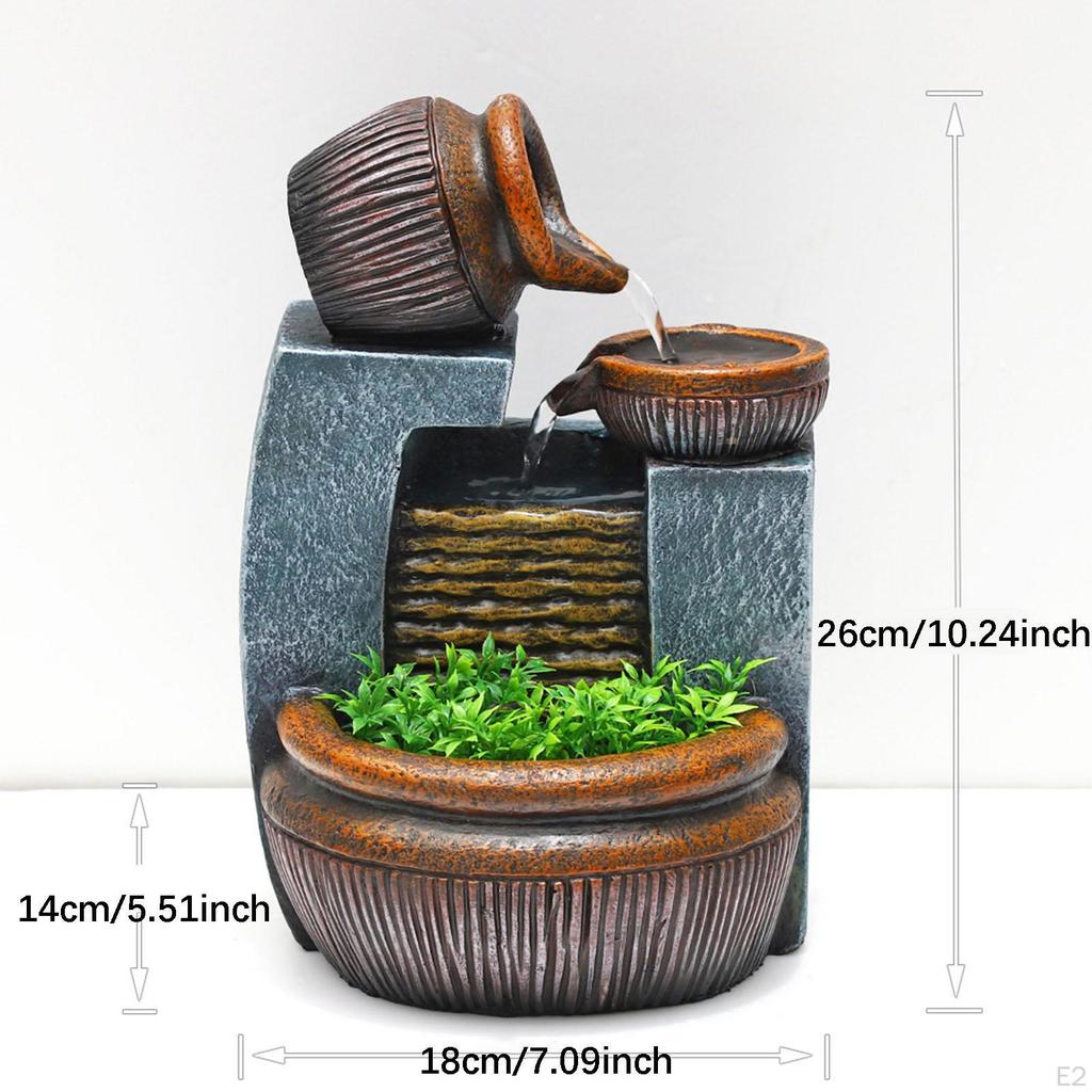 Cascadă de Masă, Relaxantă, Creativă, Meditație de Interior pentru Birou Acasă Cadou de Casă Nouă Dormitor