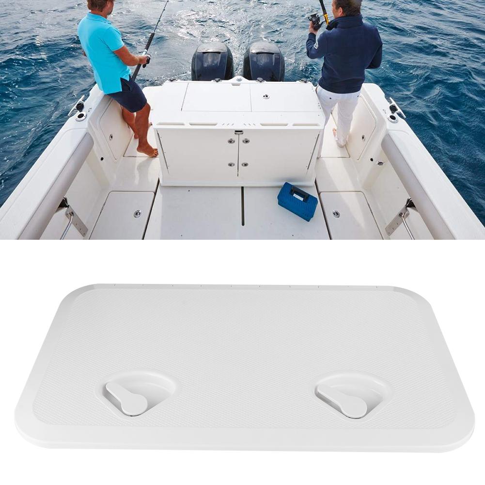 Square Deck Access Inspection Cover Double Handles Anti UV RE 353 606 for Marine Boat Yacht