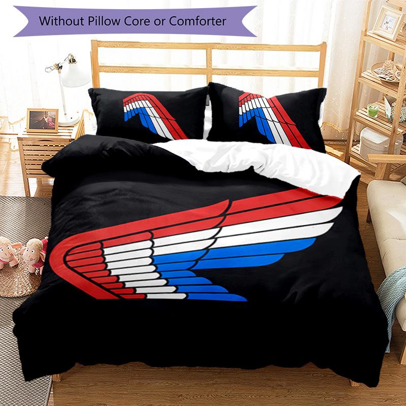 3pcs Honda Logo pattern bedding set duvet cover set includes duvet cover &pillowcases, perfect all season bedroom decoration & gift