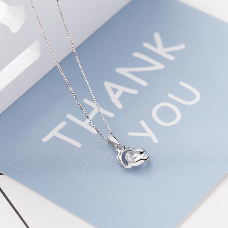 Rosenanhänger Damenmode Retro Exquisit Vielseitig Nische Leichter Luxus Ins-Stil Blumenhalskette Damen