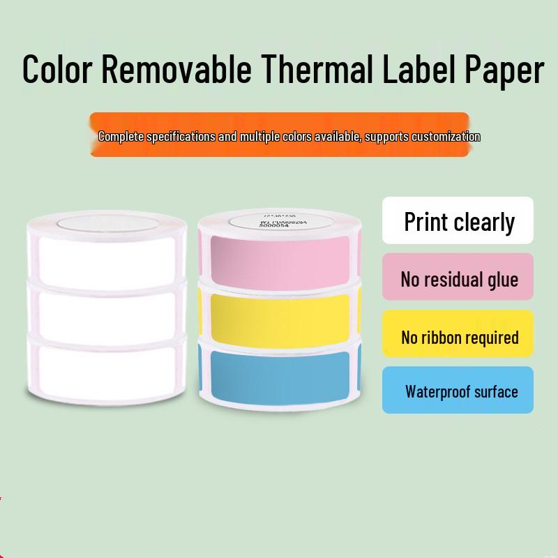 Waterproof Thermal Adhesive Color Labels for Hanyin H11 Printer – Tear-Resistant Sticker Paper
