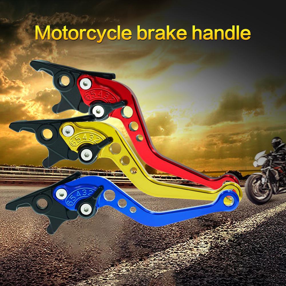2pcs Alloy Motorcycle Brake Handle CNC Motorcycle Clutch Brake Lever Handle High Quality Fit For Motorbike