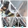 VIAKY Stroller Rain Protects Your Features Eye Mesh Universal Baby Includes Storage Size M Cover, Front-Opening, Feet, Protection, Window,