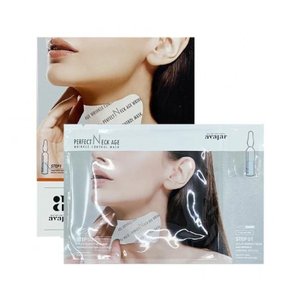 Avajar Perfect Neck Age Wrinkle Control Mask, anti-aging, Kbeauty, Korean cosmetics, sample