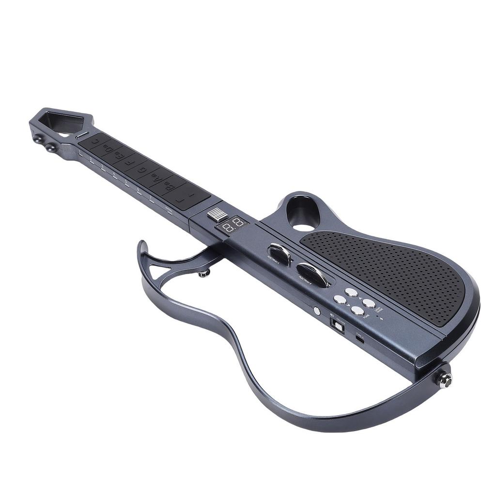 Kids Music Electric Guitar Stringless Smart Guitar Toy Musical Instrument Rechargble with LED Lights for Boys Girls 3 Yrs Old