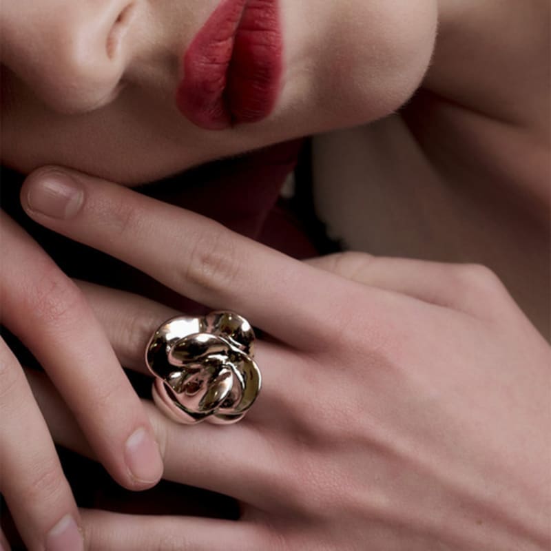 TOU SS008 Big Rose Ring