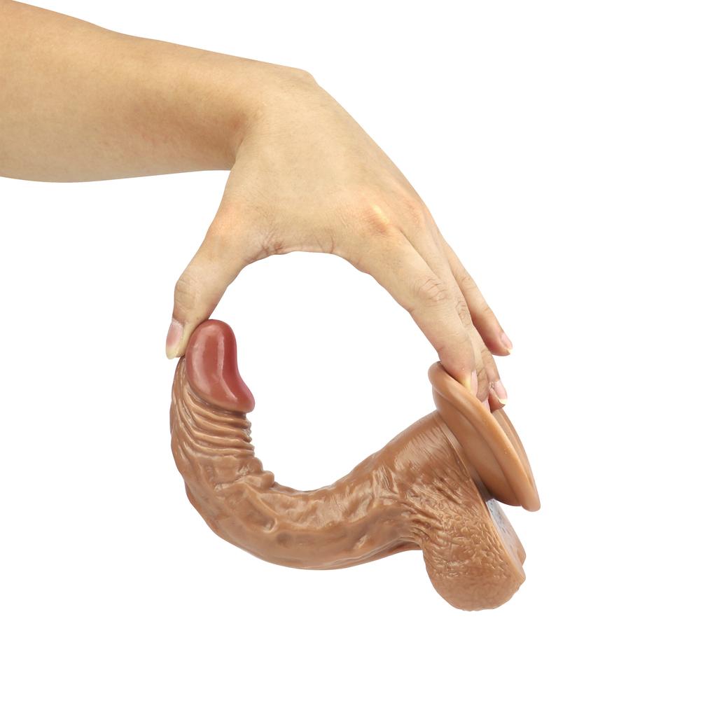 Brown Dildo Porn Oversized Sex Toy Artificial Female Dildo Masturbation G-spot Orgasm Simulated Sex Shop Adult Products