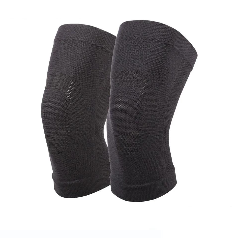 

Gobygo 1Pair Summer Ultra Thin Knee Support Knitted Stretch Knee Support Meniscus Arthritis Injury Relief Knee Pain Gym Running S