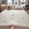Ice Silk Cooling Bed Sheet Set: Soft, Air-Conditioned, Machine-Washable Mat for Single Person - A-Class Mother and Baby Grade.