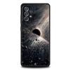 Universe Starry Sky Moon Phone Case for Samsung Galaxy A55 A35 A17 A07 A15 A13 A25 A51 A71 A72 A73 A32 A52 A52S A41 5G Soft TPU