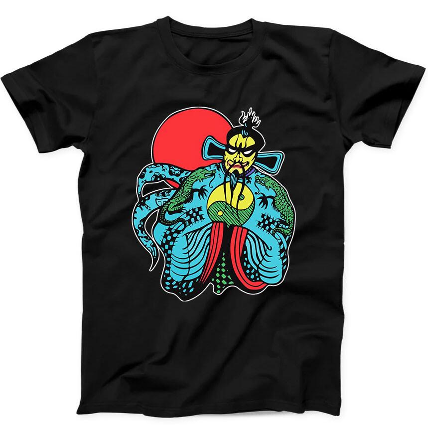 

Большой переполох в маленьком Китае Фу Манчу Курт Рассел Подарочная футболка Черная футболка 13 4XL