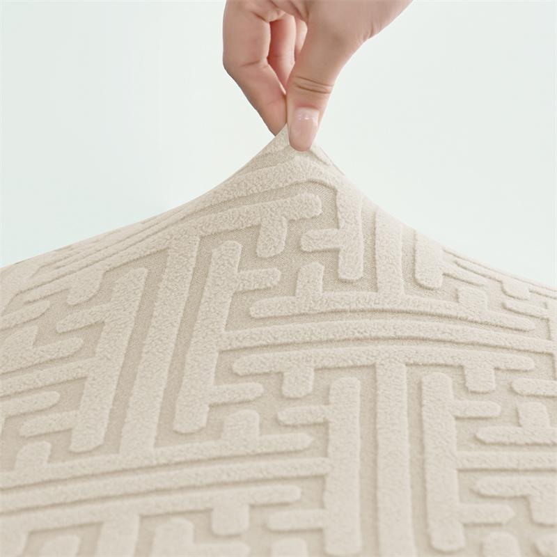 Jacquard Dining Chair Cover Stretch Anti-dirty Chair Covers Home Decor Kitchen Seat Slipcover for Banquet Party Wedding