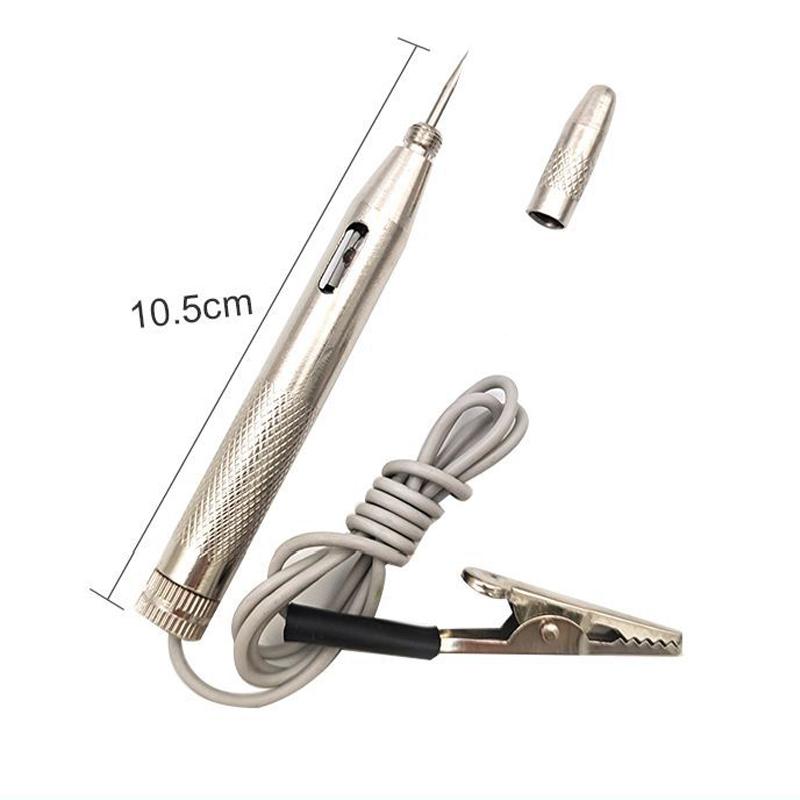 

Система индикаторного света с щупом-детектором DC 6V 12V 24V, тестер цепи автомобильного освещения, лампа, медный тестовый щуп, лампа-щуп, инструмент для диагностики автомобиля, оптом серебряный