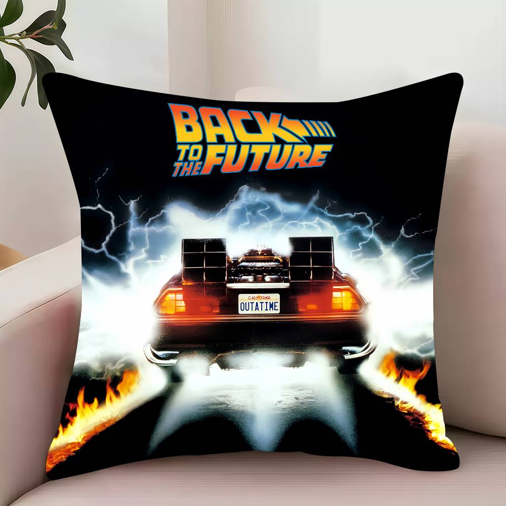 B-Back to the F-Future Movie Pillow Case Decor Protective Covers Comfortable soft for Sofa Living Room Home office