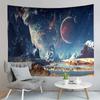 Fantasy Galaxy Tapestry Universe Outer Space Earth Landscape Tapestry Wall Hanging Decor Tapestries Bedroom Living Room Dorm