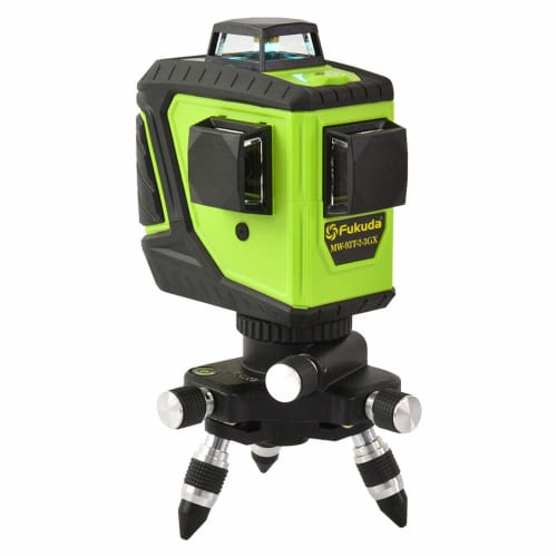 Fukuda 360 Full-Line Green Laser Level, 12 Lines, 360 Vertical*2, 360 Horizontal*1, MW-93T-2-3GJ, Laser Level, Level Unit