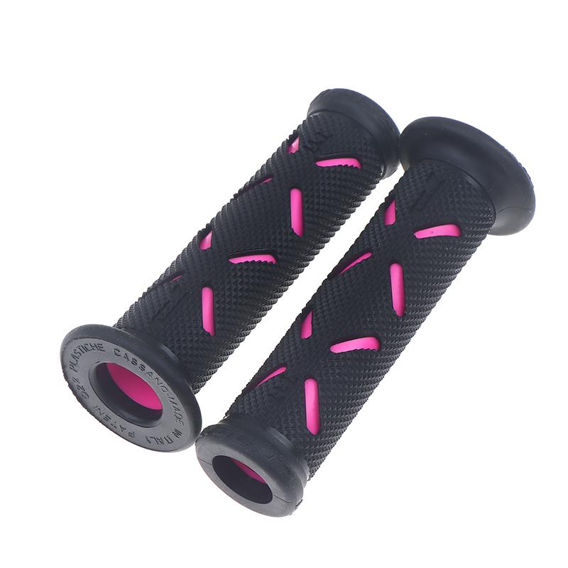 1Pair Motorcycle Grips Handle Bar 22/24Mm For Bike Motocross Motorbike Rubber Grip Universal For Motorcross Dirt Pit Bike