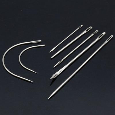 7 Pcs/set Crafts Carpet Leather Hand Repair Sewing Needles Curved Upholstery