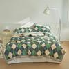 100% Cotton Animal Botanical Print Summer Comforter Comfortable Soft Breathable and Lightweight Quilted and Machine Washable