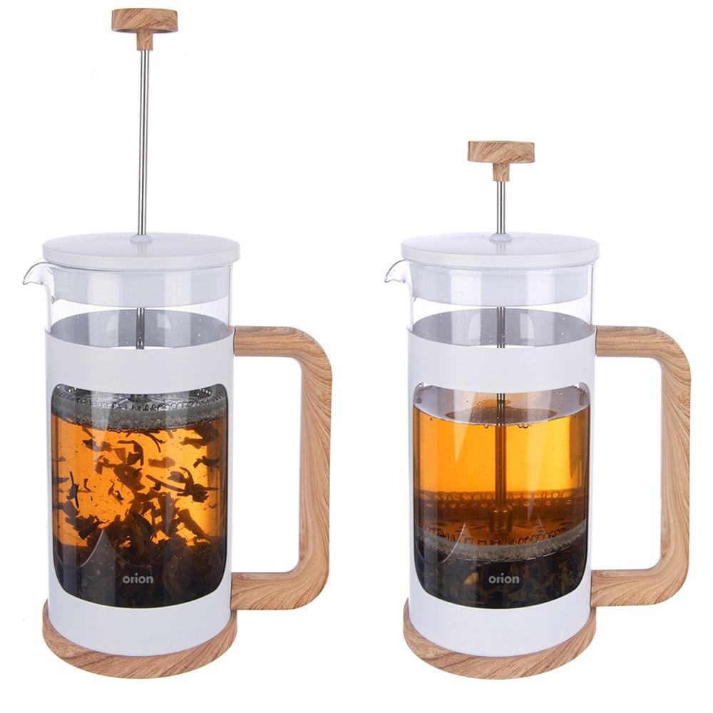Plunger Jug with Strainer for Coffee, Tea, Herbs 400 ml