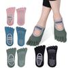 Five-toed Yoga Socks Are Soft and High Elastic, Skin-friendly, Pat Sweat 3D Particles, Plantar Anti-skid and Slow Pressure, Broadband Backless Toes