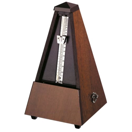 WITTNER Wooden Metronome, Premium Walnut with a Matte Finish, 814M