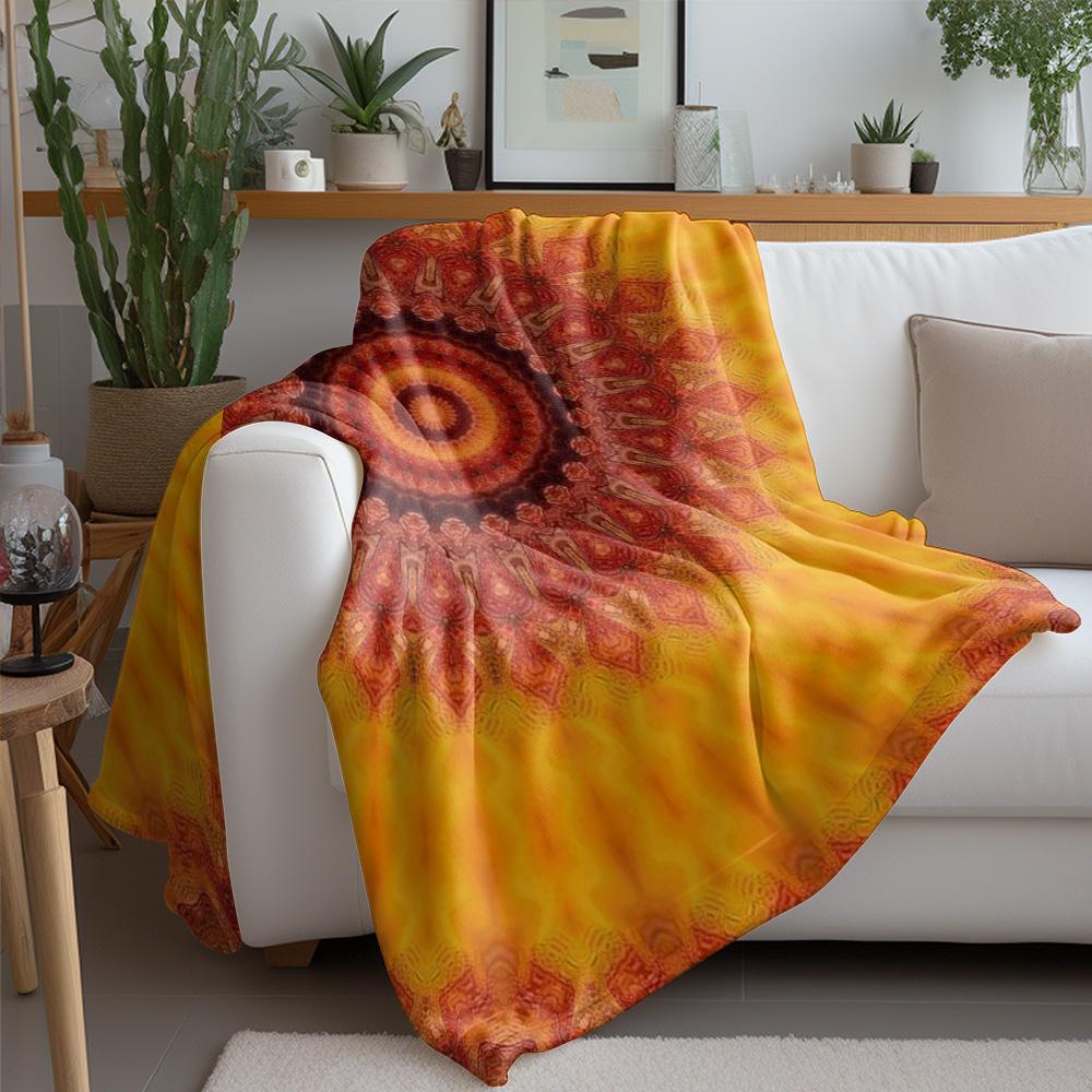 Boho Mandala Psychedelische Wandteppich Decke Indisch Ethnisch Heimdekoration Wandbehang Kissenbezug Festival Geschenk