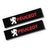 2pcs Auto cotton Seat Belt Cover Case For Peugeot 206 v 307 308 3008 207 208 407 508 2008 5008 107 106 Accessories