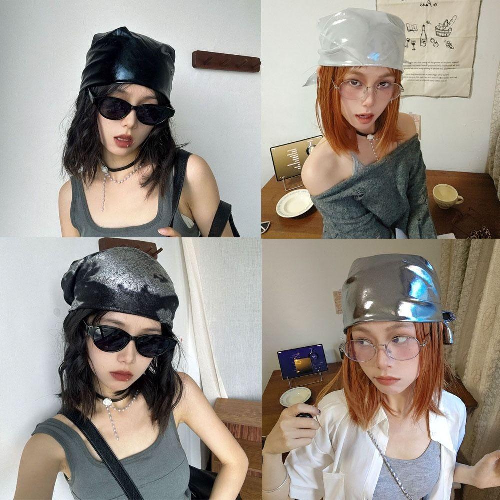 Versatile Headscarf Hat Y2K Hip-hop Kerchief New Turban  Women Girls