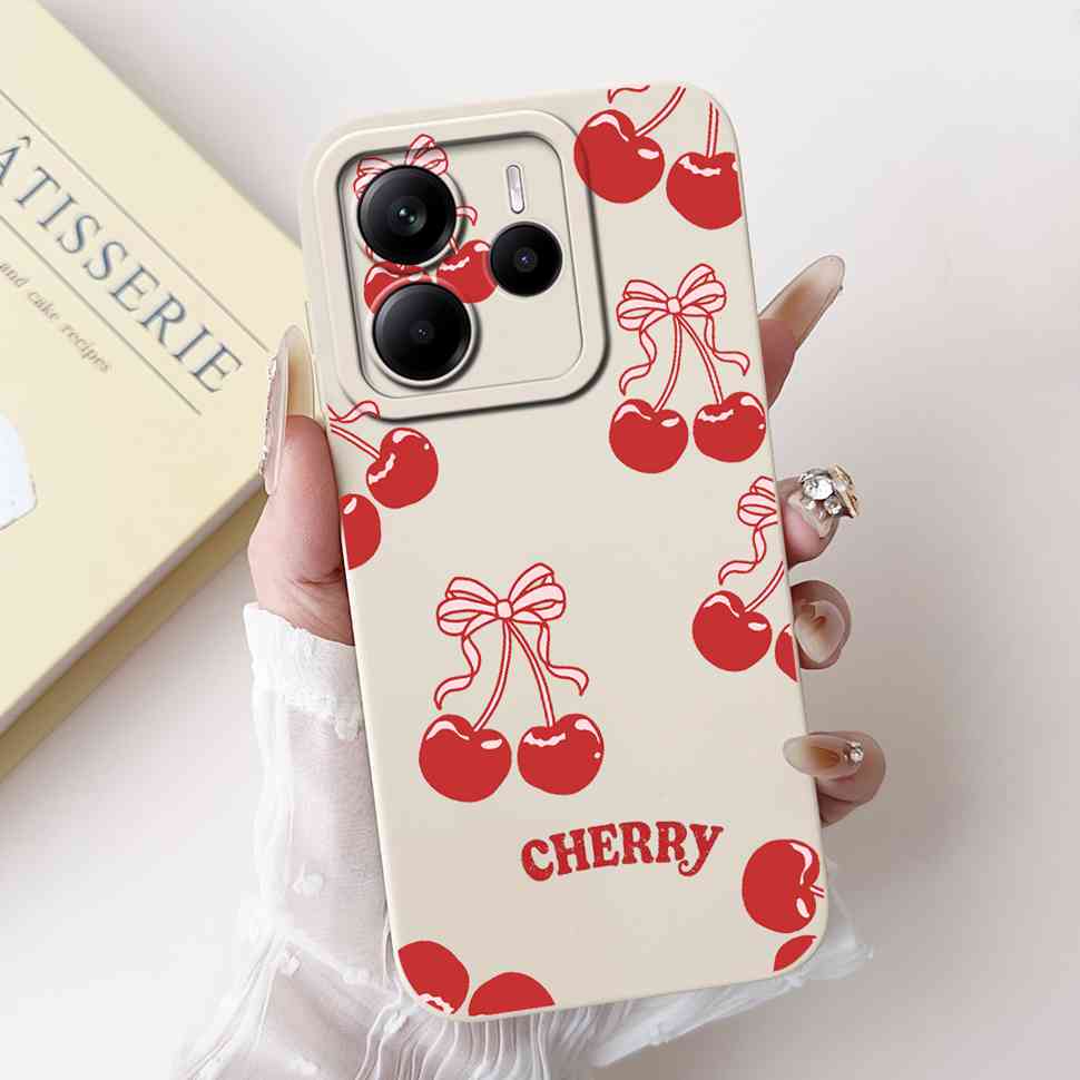 Luxury Rose Cover For Xiaomi Redmi Note 14 5G Case 6.67" Soft Slim Phone Case For Redmi Note 14 Note14 5G Capa Bags