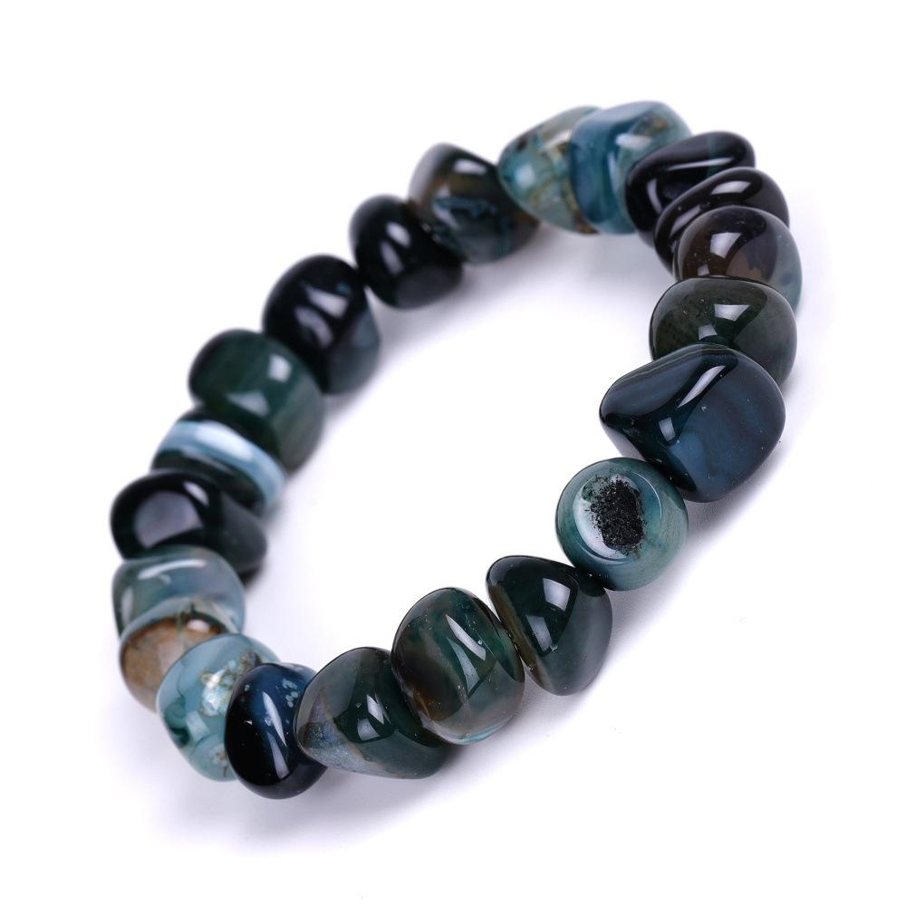 DIEZI Yoga Ethnic Multicolor Natural Irregular Stone Beads Strand Bracelet For Men Women Handmade 7 Chakra Bracelets Bangle Men