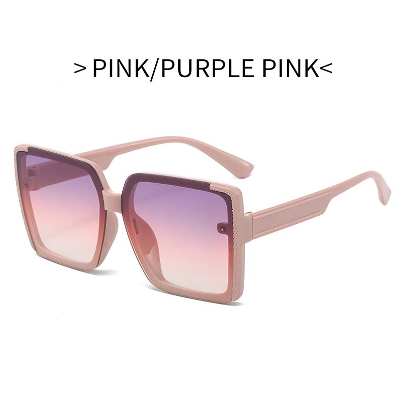 Large Square Frame Sunglasses Europe and The United States Fashion Trend Personality Net Red Lady Sunglasses Gift Glasses Box