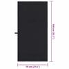 Sports Towels 2 Pcs Black 140 X 70 Cm