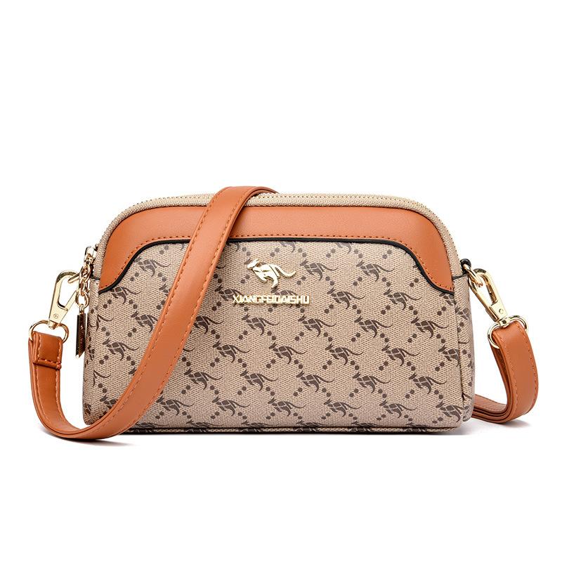 Women's bag new mother bag shoulder messenger bag atmospheric women's splicing small square bag tide