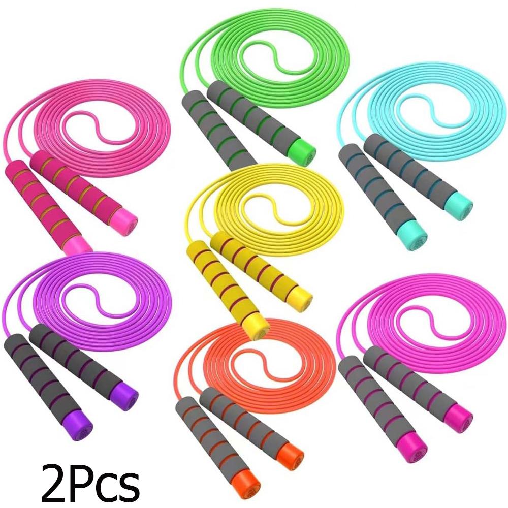 2 szt. Regulowana skakanka do ćwiczeń, fitness, bokserska, do ćwiczeń szybkościowych, do skakania