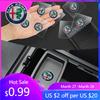 For Alfa Romeo Car Interior Sticker Central Control Decals Emblem Badge For Alfa Romeo Giulia Stelvio Giulietta 159 147 156 166 