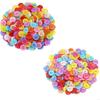 200 Pcs Colorful Buttons Sewing Buttons Craft Buttons 2/4 Holes Buttons