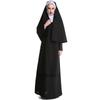 Halloween Nun Costume Adult Women Cosplay Party Stage Dress Black Milk Fabric