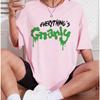 Katseye Beautiful Chaos Pink Gray T-shirts Kpop Tee Women and Unisex Oversized Tee Graphic Short Sleeve T-Shirt Unisex Tops
