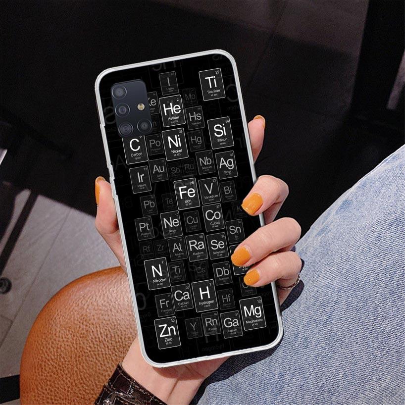 Physics Chemical Mathematics Phone Case For Samsung Galaxy A52 A32 A22 A12 A51 A31 A50S A30S A20S A10S Note 20 Ultra 10 Plus S10