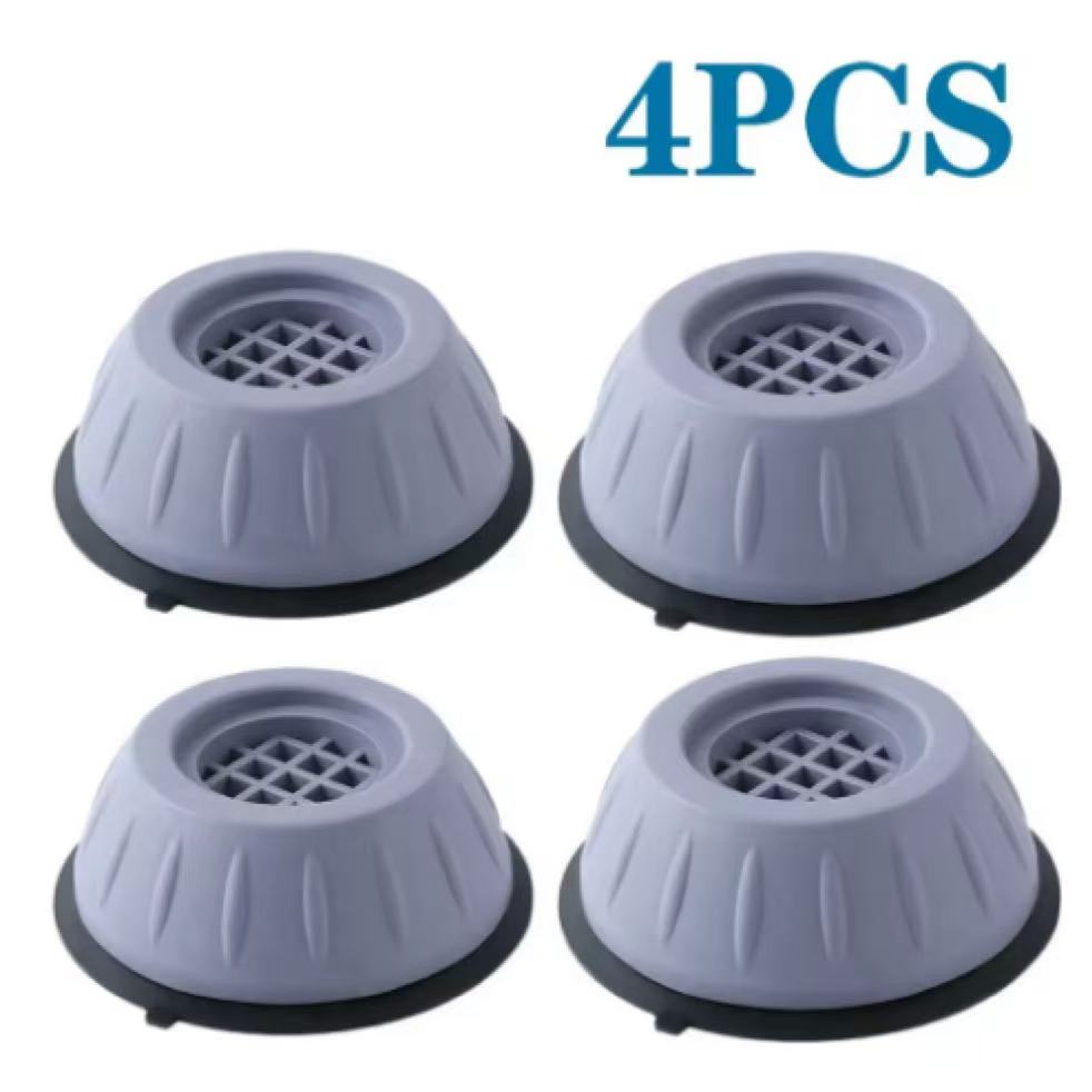 

Набор из 4 противоударных подставок для стиральной машины - Противоскользящие, амортизирующие и шумопоглощающие подставки для стиральной машины и сушилки Sup