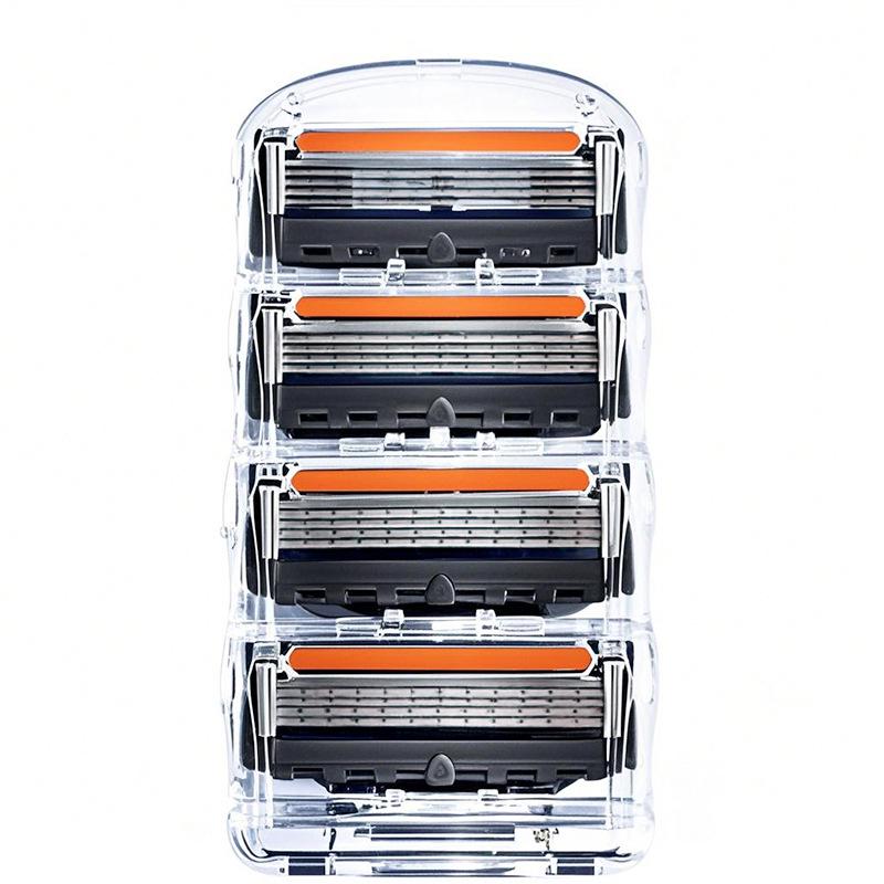 German Quality Men's Razor with Five Ultra-Thin, Anti-Scratch Blades