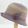 New Autumn and Winter Hats for Middle-Aged Elderly Women Knitted Hats Warm Mother's Fashion Hat Outdoor Hats Casual Bucket Hats